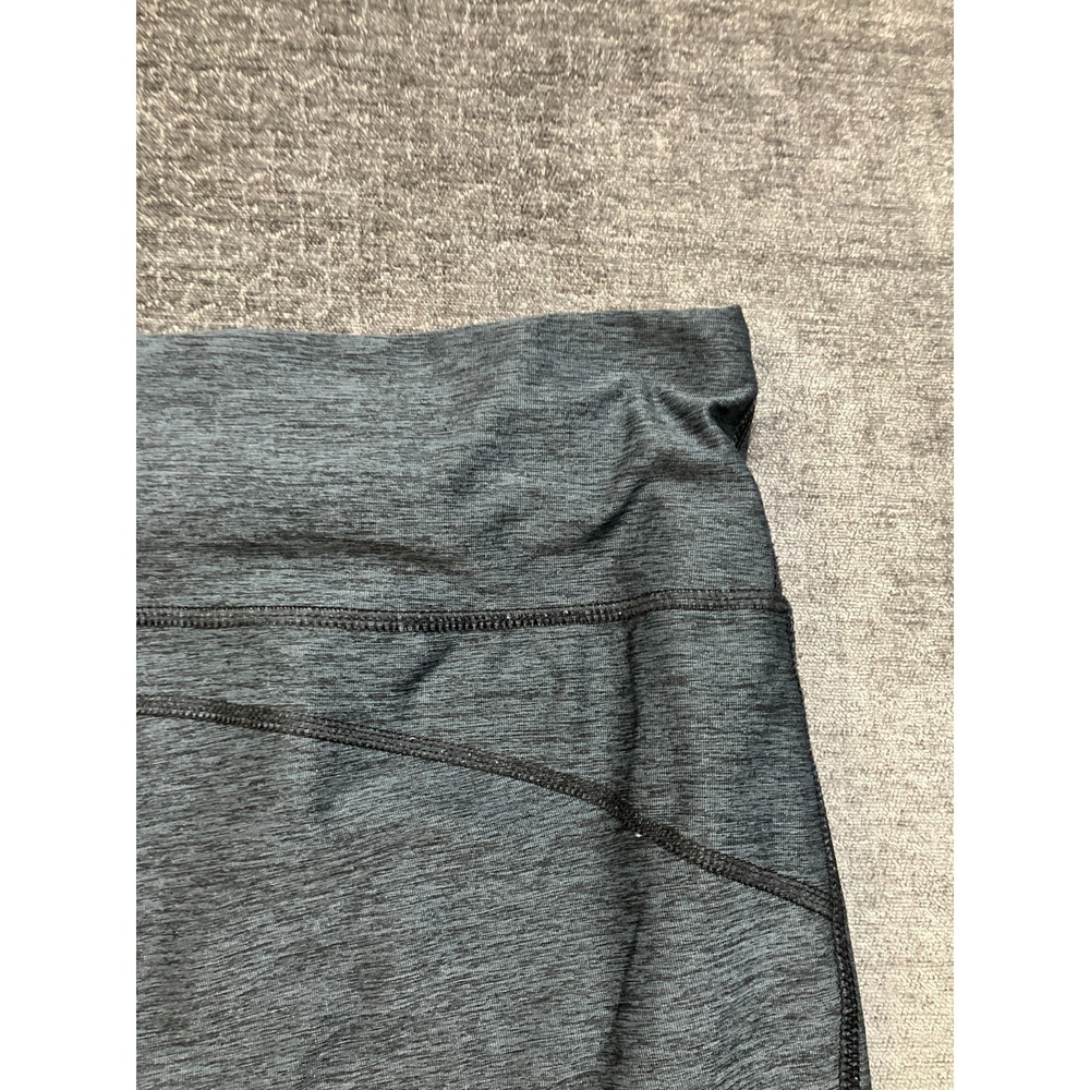 Avia Leggings Women XL 16-18 Gray Stretch Contrast Stitching Pull On Gym Workout - Picture 12 of 15